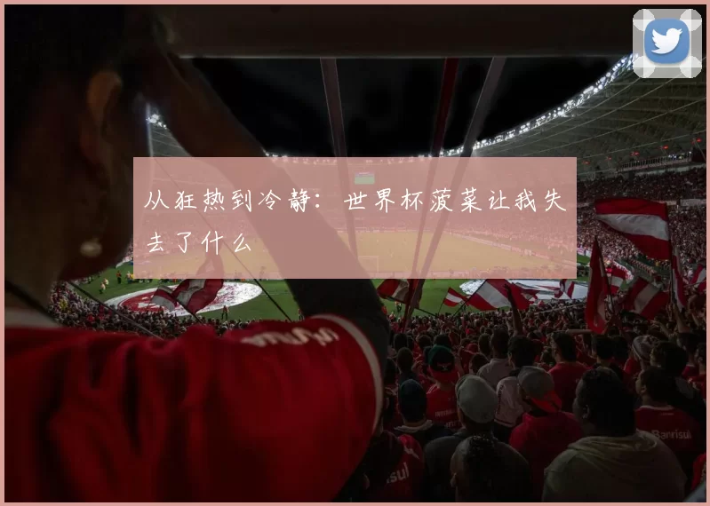 从狂热到冷静:世界杯菠菜让我失去了什么