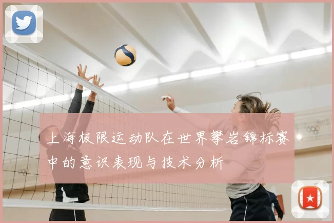 上海极限运动队在世界攀岩锦标赛中的意识表现与技术分析